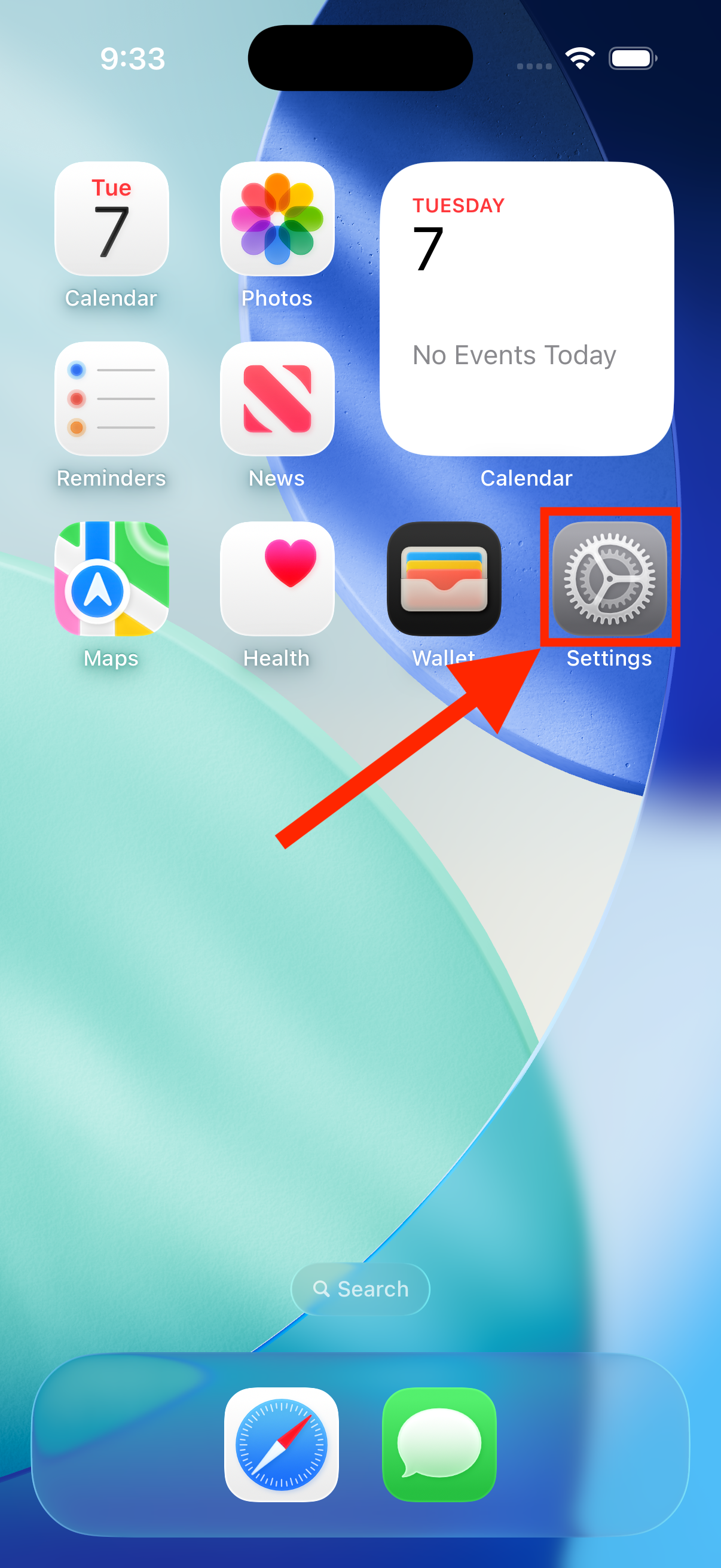 iOS Settings app icon